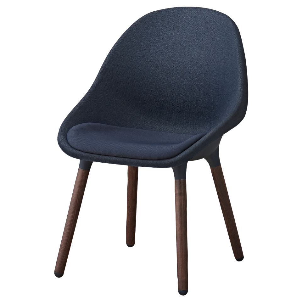 Baltsar chair in dark blue fabric